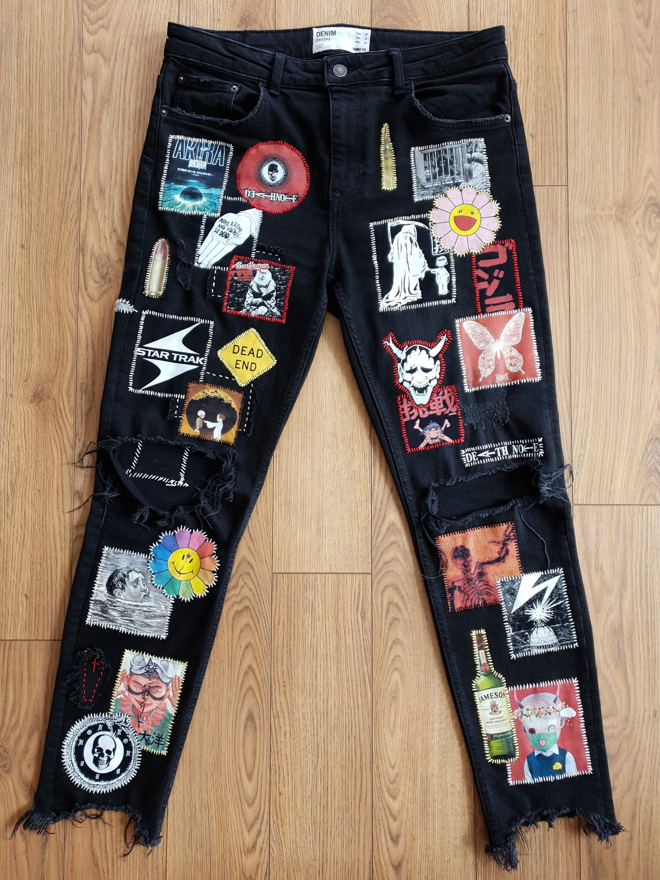 CUSTOM MST JEANS - Etsy Hong Kong