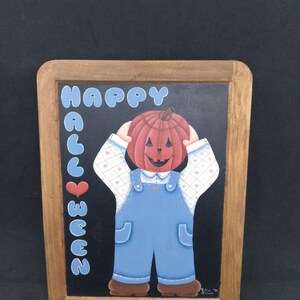 Vitnage Halloween Themed Artwork signed Betsey Brown 1994