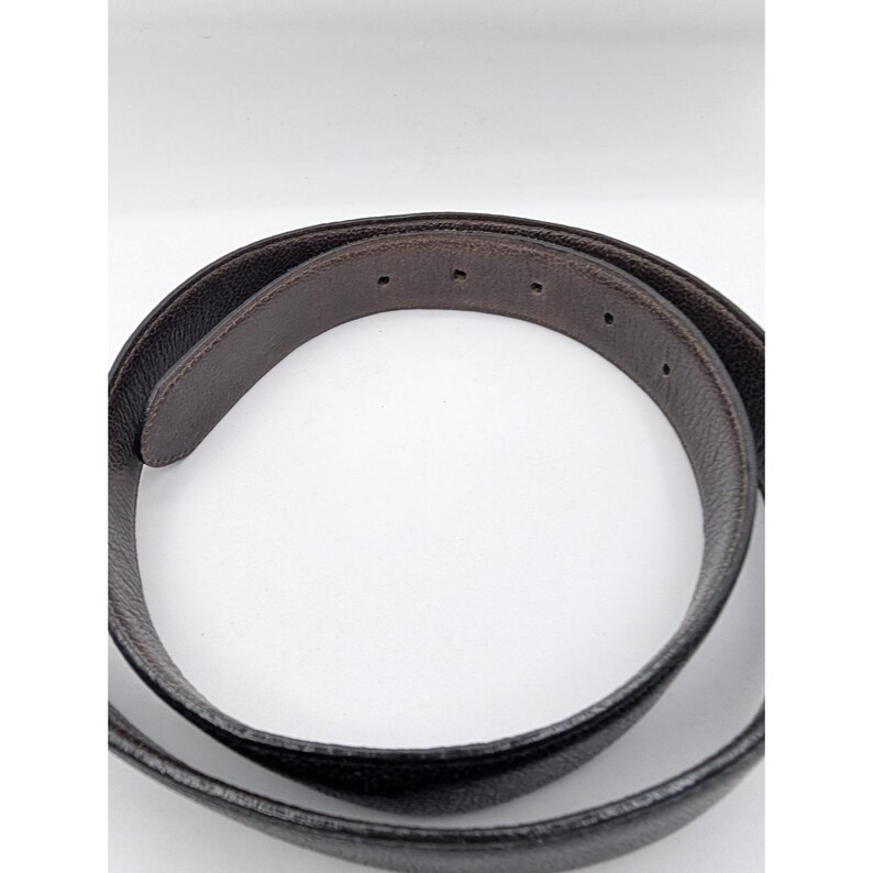 Brighton Belt Women's 38 Medium Leather Black Silver tone w/hearts 36” image 17