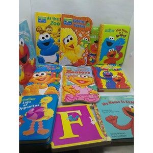 11 bundle Sesame Street jeune lecteur en face des couleurs des saisons comptant les livres du zoo