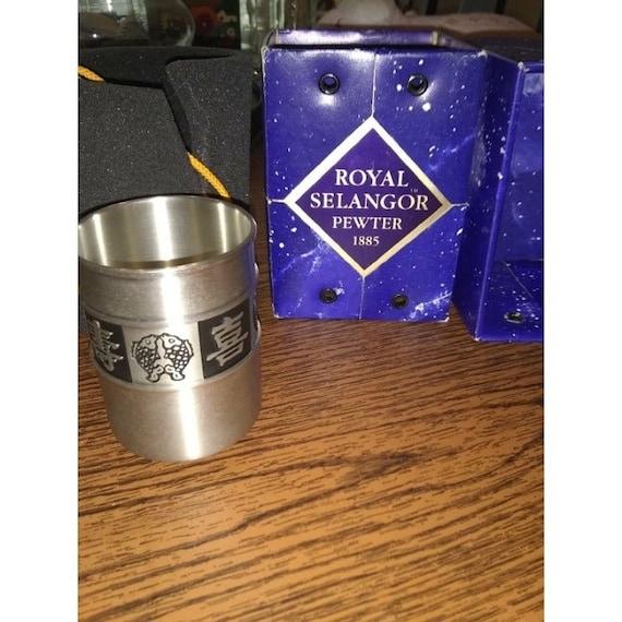 Pewter Royal Selangor Asian Zodicac Astrological Mini 1885 Cup