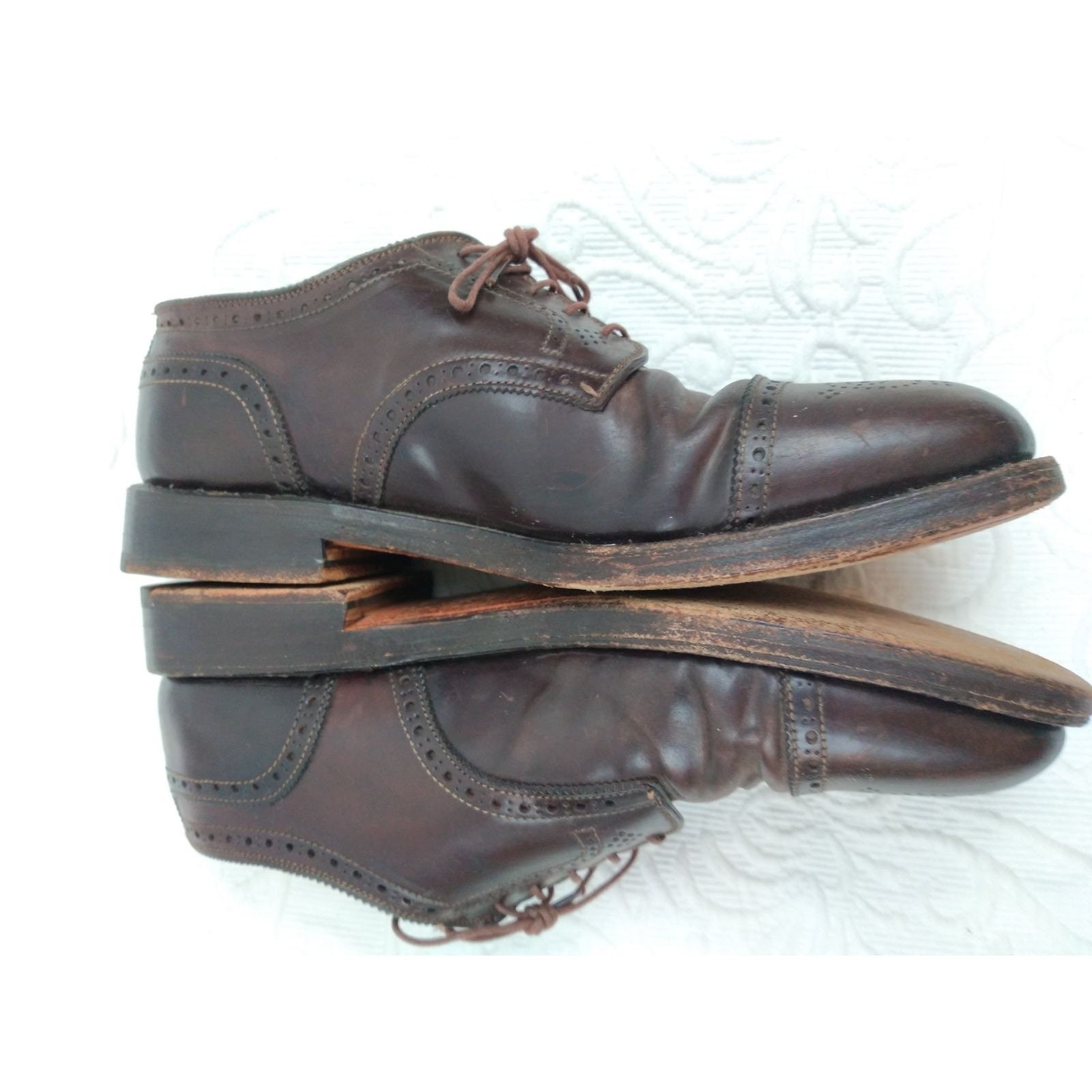 Alden X Brooks Brothers Burgundy Brown Cordovan Shell Wing Tip