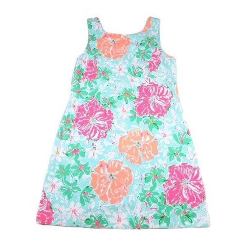 Lilly Pulitzer Dress Women's Medium Shift Eden Poolside Beach Walk vibrant Y2K Coquette cottagecore READ image 1