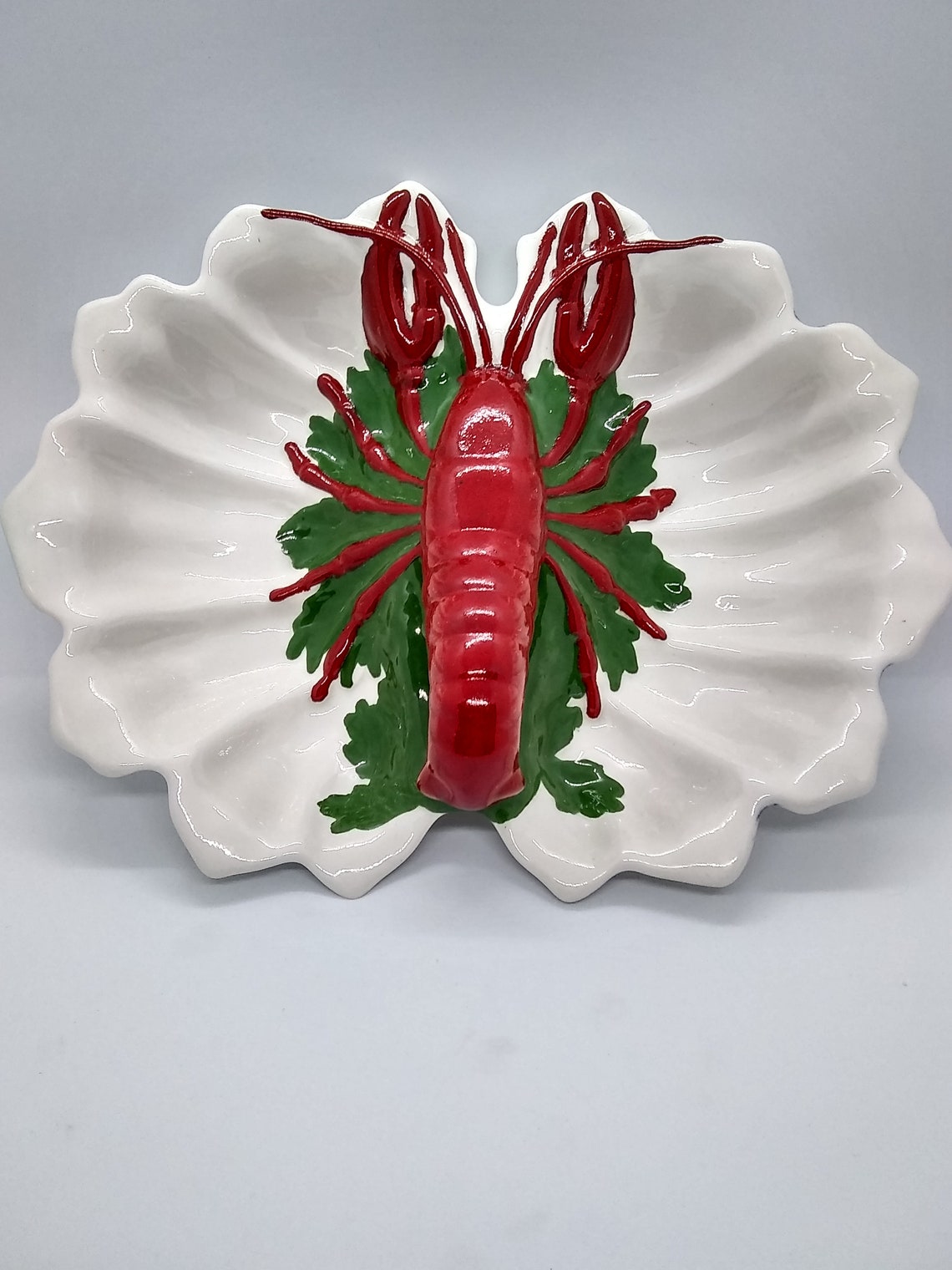 Vintage Lobster Serving Dish | Etsy