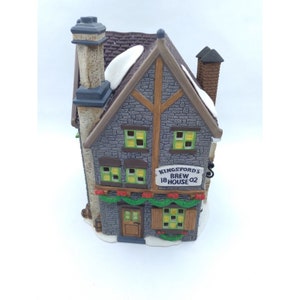 1993 Dept 56 Heritage Village Dicken&#39;s &quot;Kingsford&#39;s Brew House&quot;  no box of lights.