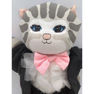 vintage applause cat plush groom character 8.75&quot;
