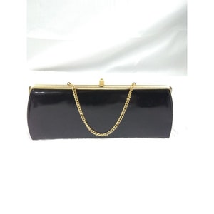 Vintage Theodor California extra wide elegant small handbag gold chain