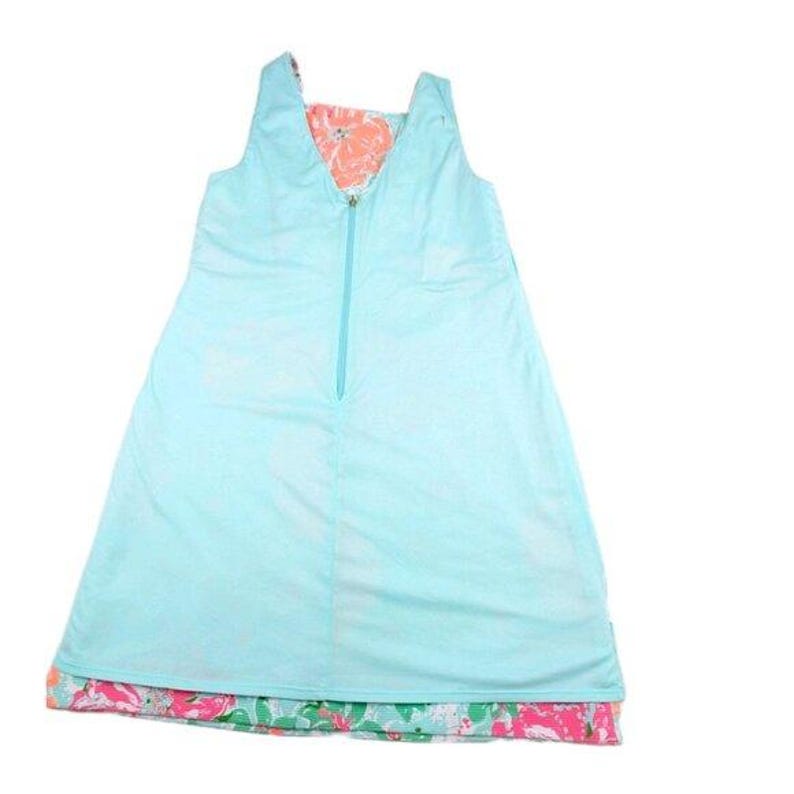 Lilly Pulitzer Dress Women's Medium Shift Eden Poolside Beach Walk vibrant Y2K Coquette cottagecore READ image 7
