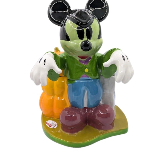 Disney Zrike Mickey Zombie Halloween Trick or Treat Cookie Jar