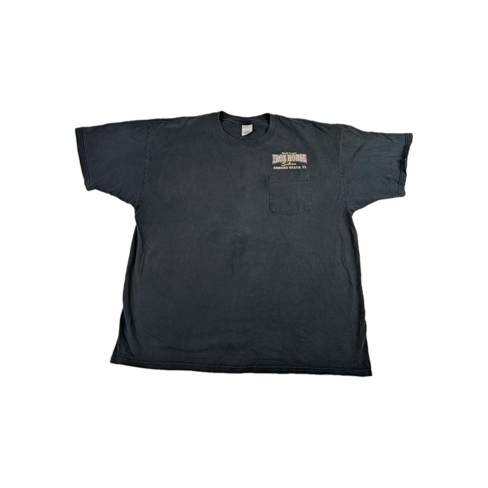T Shirt 2XL Rust in Peace Iron Horse Saloon Bike Week Ormond Beach