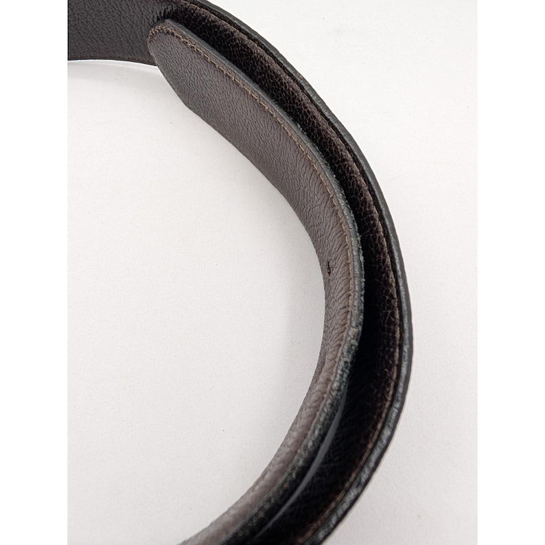 Brighton Belt Women's 38 Medium Leather Black Silver tone w/hearts 36” image 11