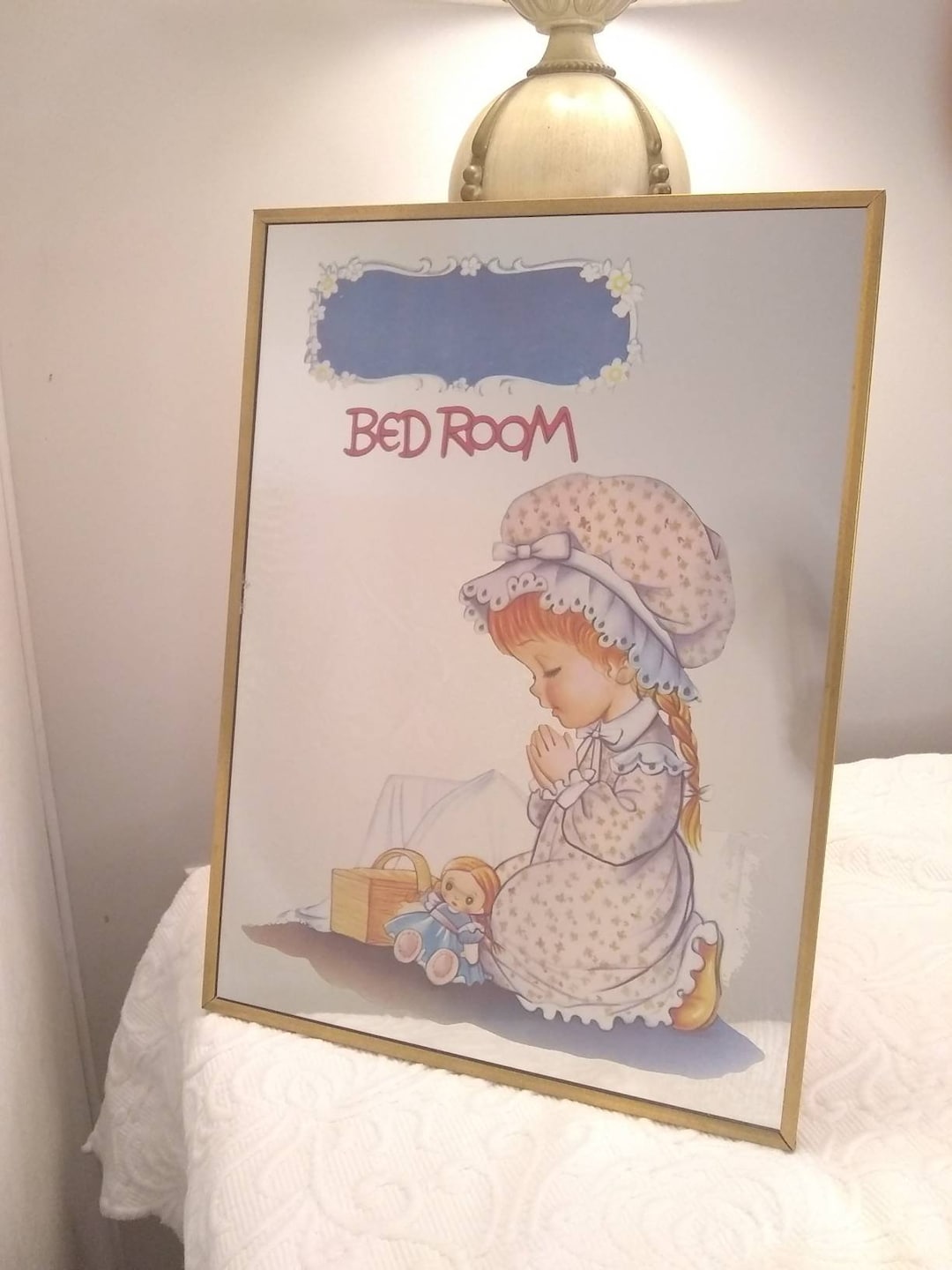 Lot De 2 Miroirs Enfants Vintage - Sérigraphie - Années 80/90