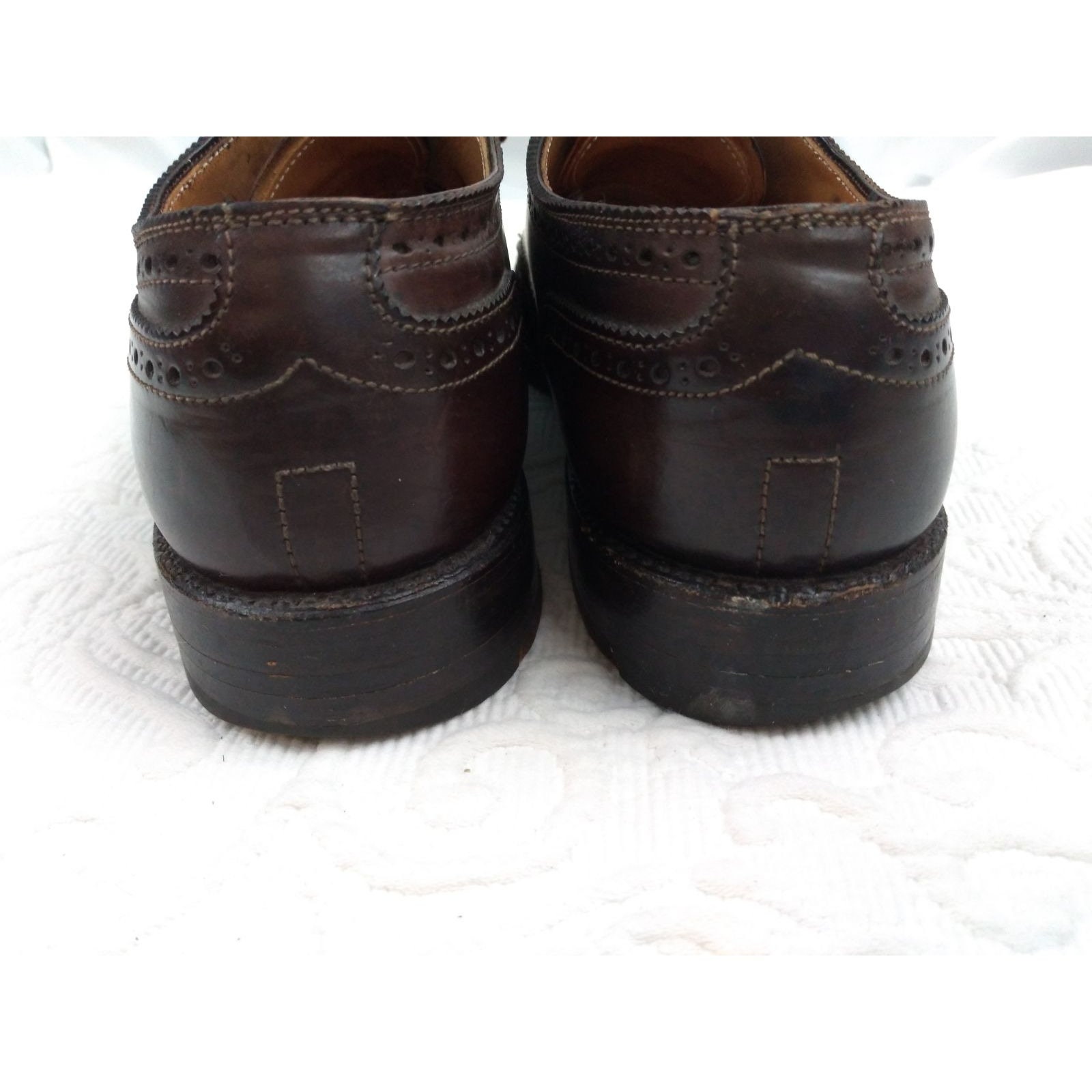 Alden X Brooks Brothers Burgundy Brown Cordovan Shell Wing Tip