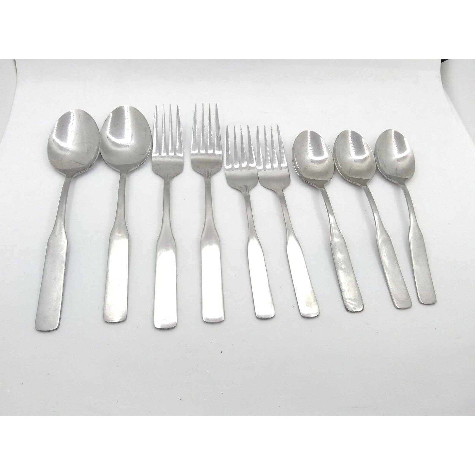 Set of 9 Imperial International Kingstowne Stainless Steel