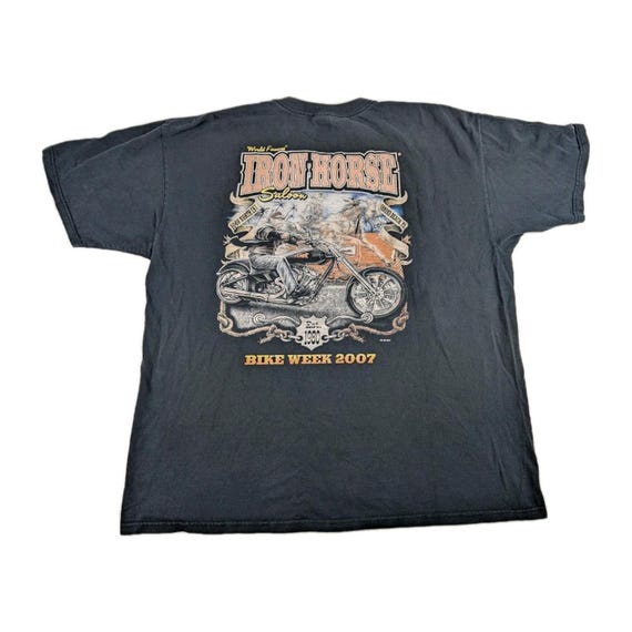 T Shirt 2XL Rust in Peace Iron Horse Saloon Bike Week Ormond Beach