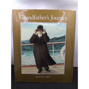 GRANDFATHER&#39;S JOURNEY Allen Say HB/ 1st scholastic print &#39;94 Caldecott