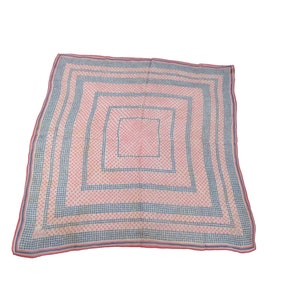 Vintage 60s Vera Neumann vera sheer silk vinal japan  21&quot; square dot scarf READ