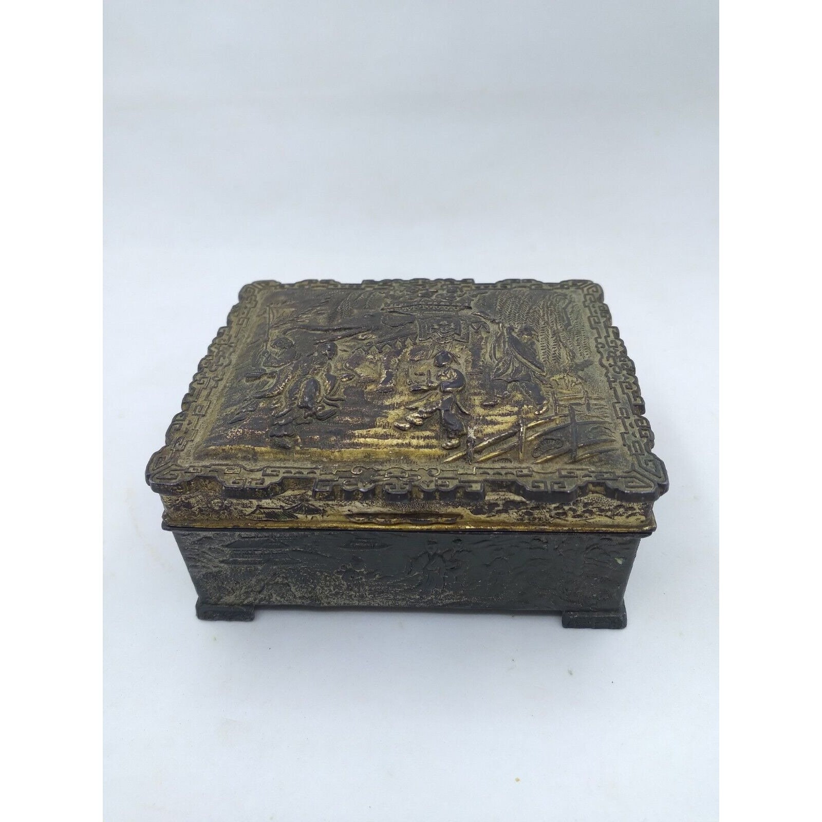 Metal Trinket Box Made in Japan - Etsy