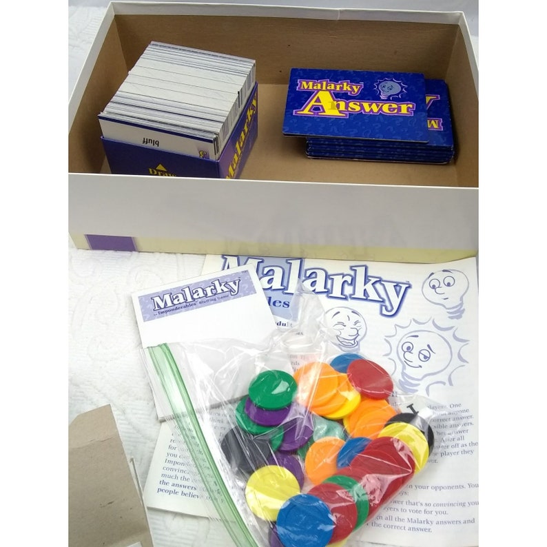 Malarky Board/ Card Game - Etsy