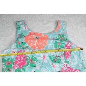 Lilly Pulitzer Dress Women's Medium Shift Eden Poolside Beach Walk vibrant Y2K Coquette cottagecore READ image 8