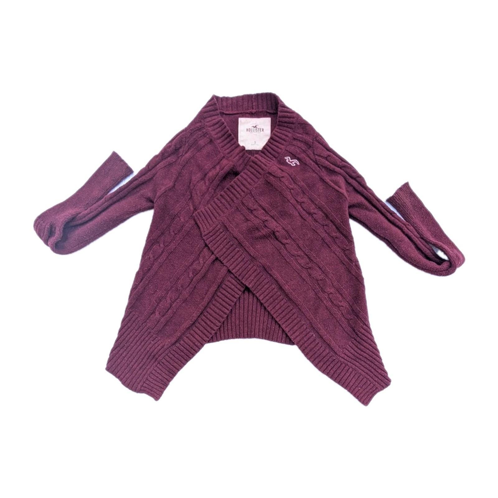 Hollister Sweater Small Cable Knitr Rabbit Hair Blend  display picture 1