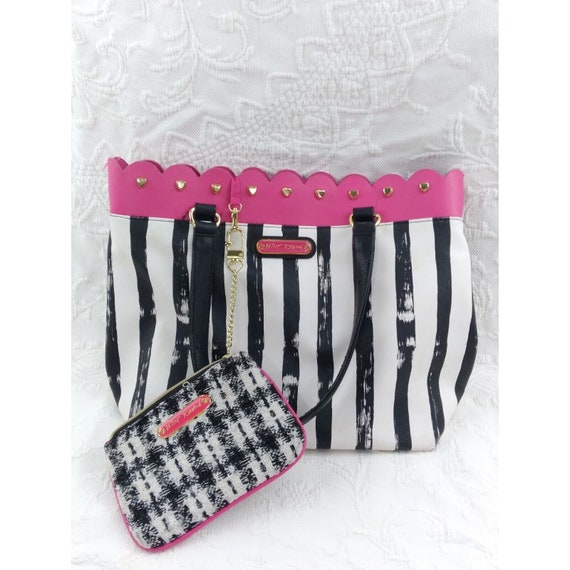 Betsey johnson deals checkered purse