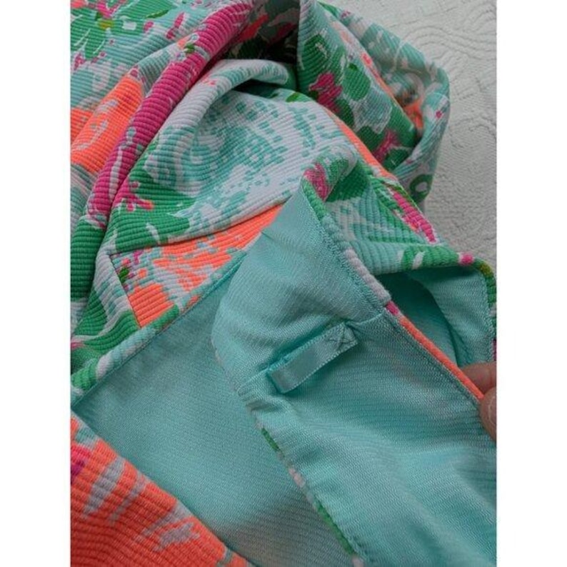 Lilly Pulitzer Dress Women's Medium Shift Eden Poolside Beach Walk vibrant Y2K Coquette cottagecore READ image 11