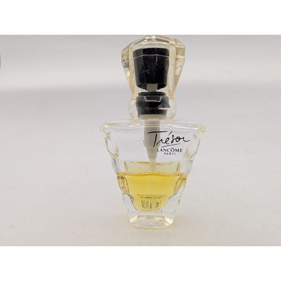 VTG Tresor Lancome Paris eau de parfum perfume bottle spray 5 ml 30% full