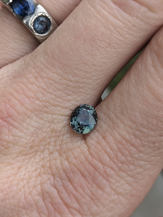 1.72 Unheated/Untreated Teal Sapphire from Madagascar.