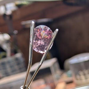 1.15 Carat High End VVS Light Pink Mahenge Garnet!