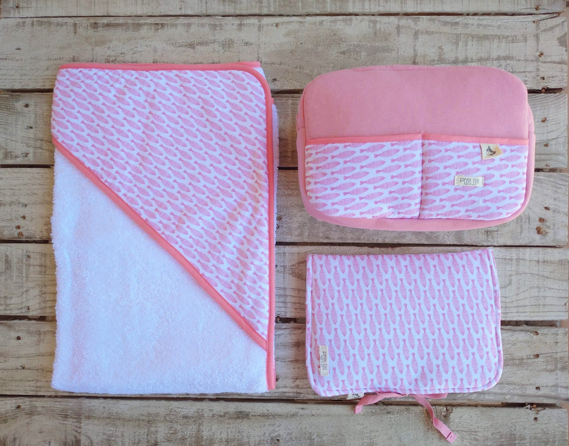 3 Piece Diaper Carrier Baby Towel & Toiletries Bag / Newborn Etsy