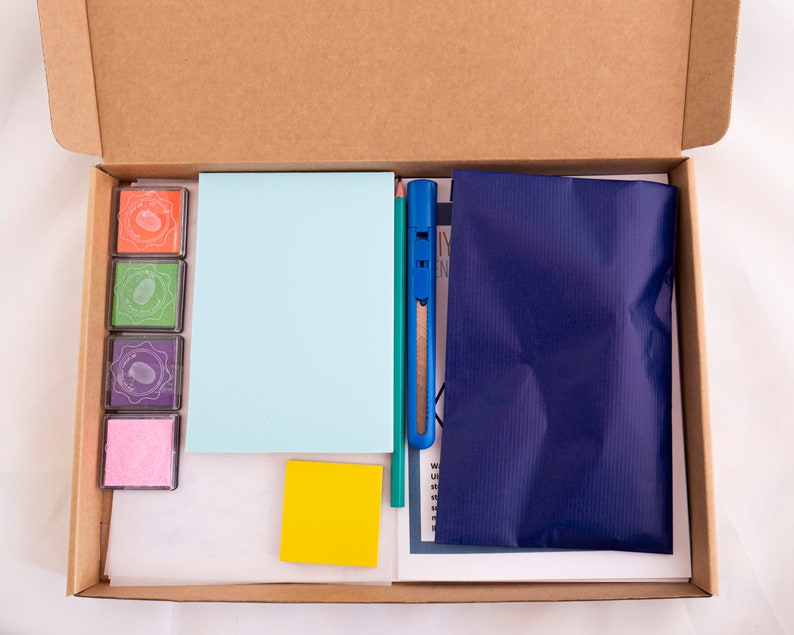 DIY Stamp Kit A in a Box Stamp Carving Kit Etsy