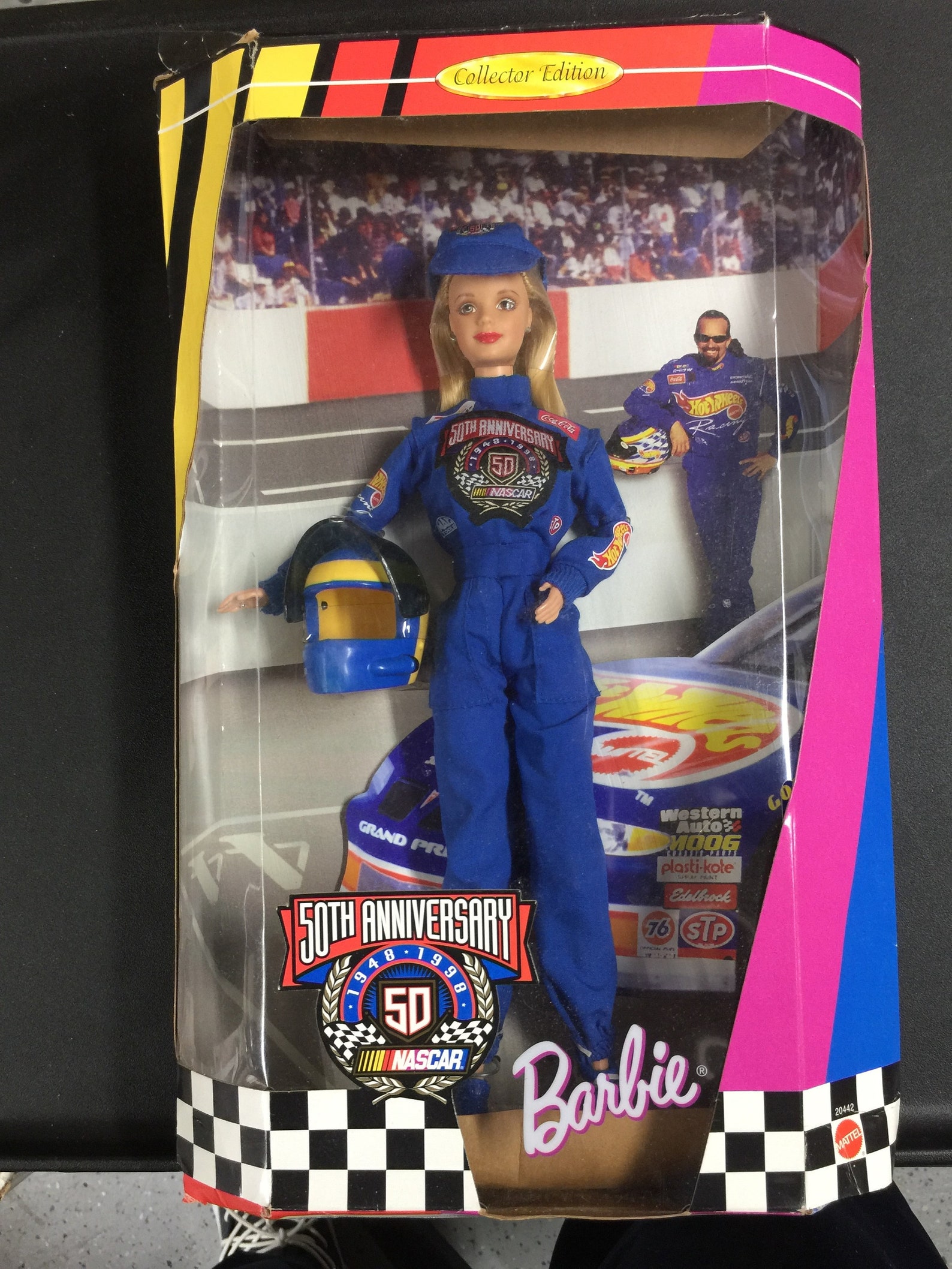 barbie doll nascar 50th anniversary