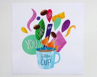 Little Cup 210x210mm Unframed Print