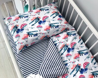 baby bedding airplane theme