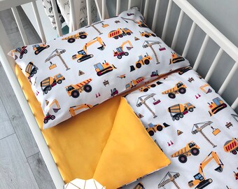 Construction Bedding Etsy