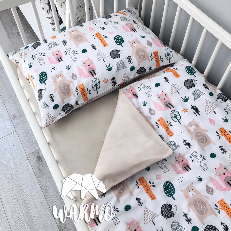 Boy Baby Bedding Woodland Nursery Crib Bedding Boy Nursery Etsy