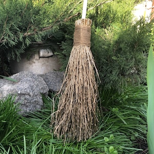 GOLDEN Birch Broom, Besom, Birch Broom, Natural Witch Broom, Wizard Broom, Halloween broom, Decorative Broom, Wedding Decor