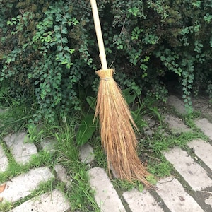 Natural Witch Broom, Halloween Pagan broom besom, Halloween Broom