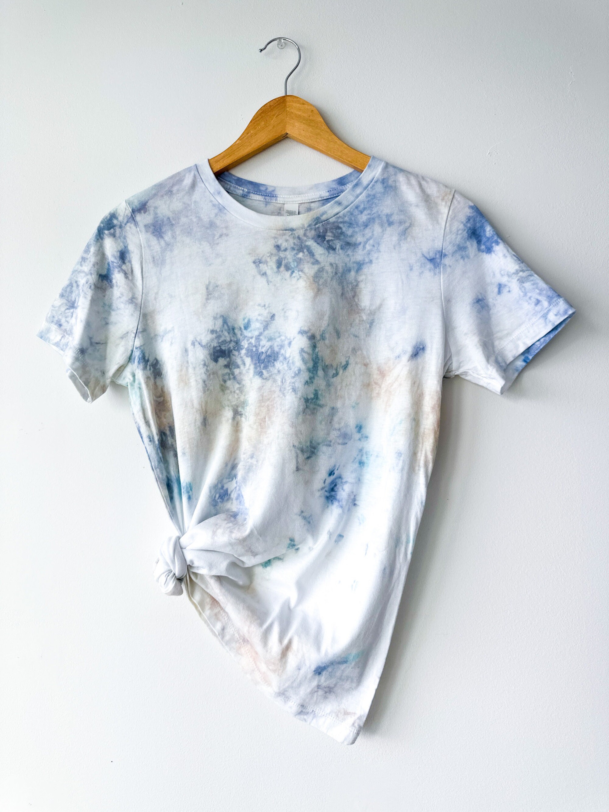 Tie Dye Shirt Pastel Blue Watercolor Blank Tie Dye Unisex - Etsy