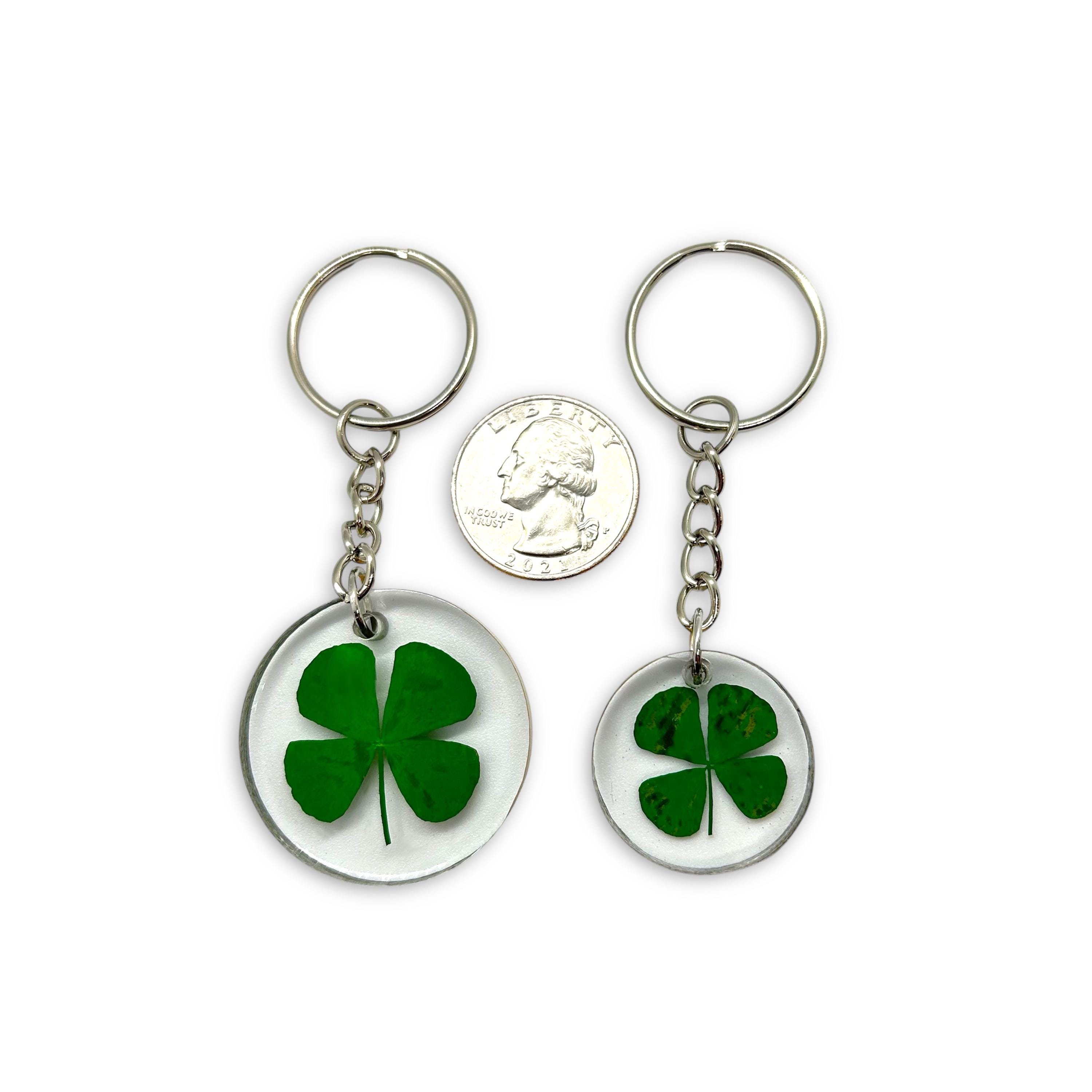 Portachiavi Quadrifoglio In Acciaio: Il Portafortuna Perfetto Per San Patrizio, Regalo Per Donne E Ragazze!