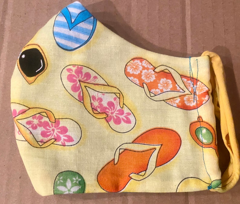 Flip Flops Face Mask - Etsy