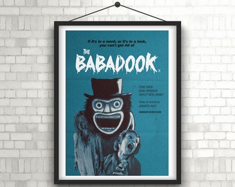 The Babadook, poster, unique design, digital HQ file, ready to DOWNLOAD & PRINT, high resolution, 2014 Australian psychological horror film.