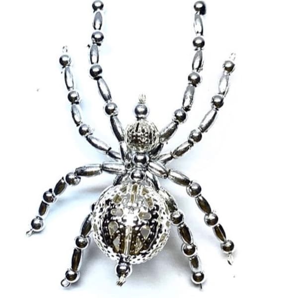 Christmas Spider #13 Silver filigree