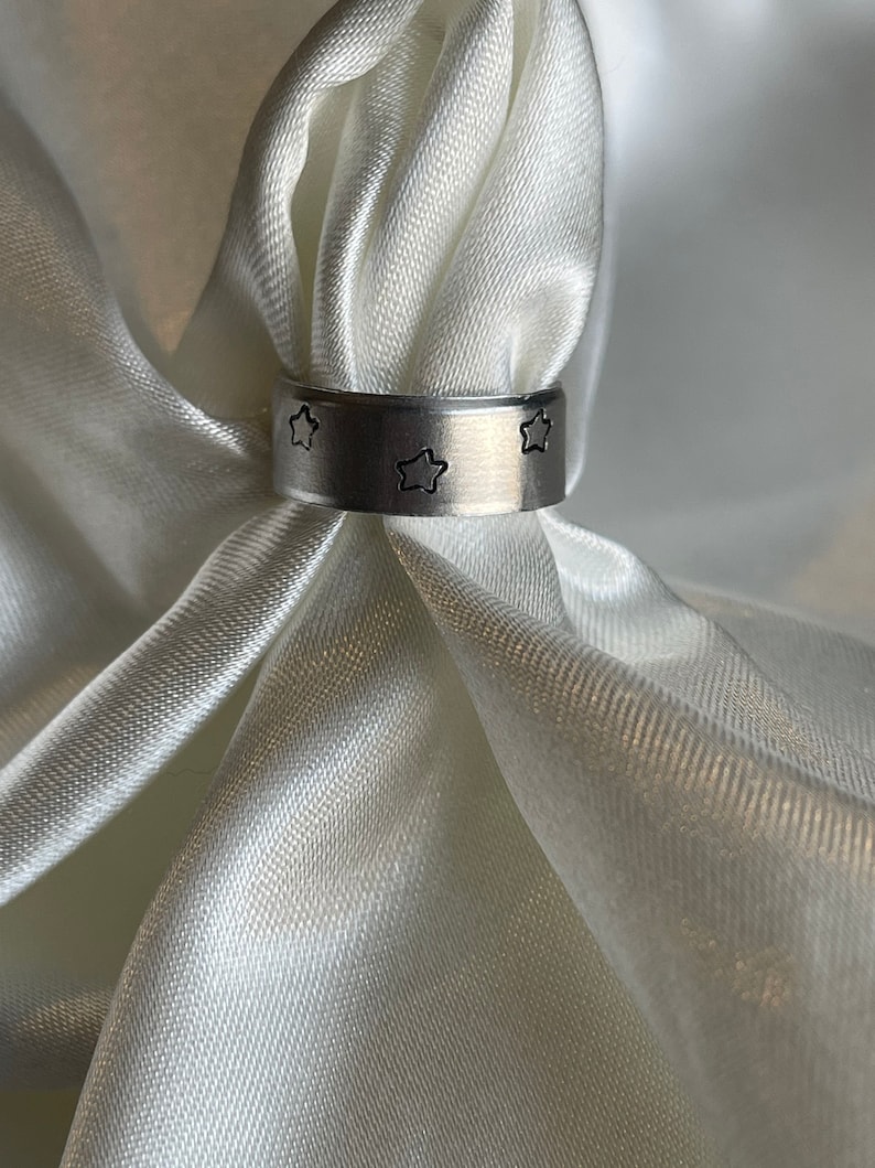 Mini symbol stamped rings
