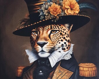 Leopard Velour Fabric Panel: Upholstery, Pillow, Tote Bag (48 x 48 cm)