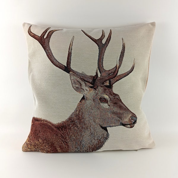 Deer Pillow Cover Etsy