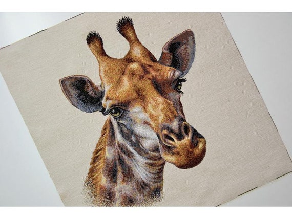 Gobelin Panel, Giraffe, Kissen Panel, Stuhl Sitz Bezug
