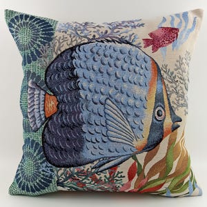 Pillow Cover, Cushion Cover, Fish, Tapestry Pillowcase, Decorative Pillowcase