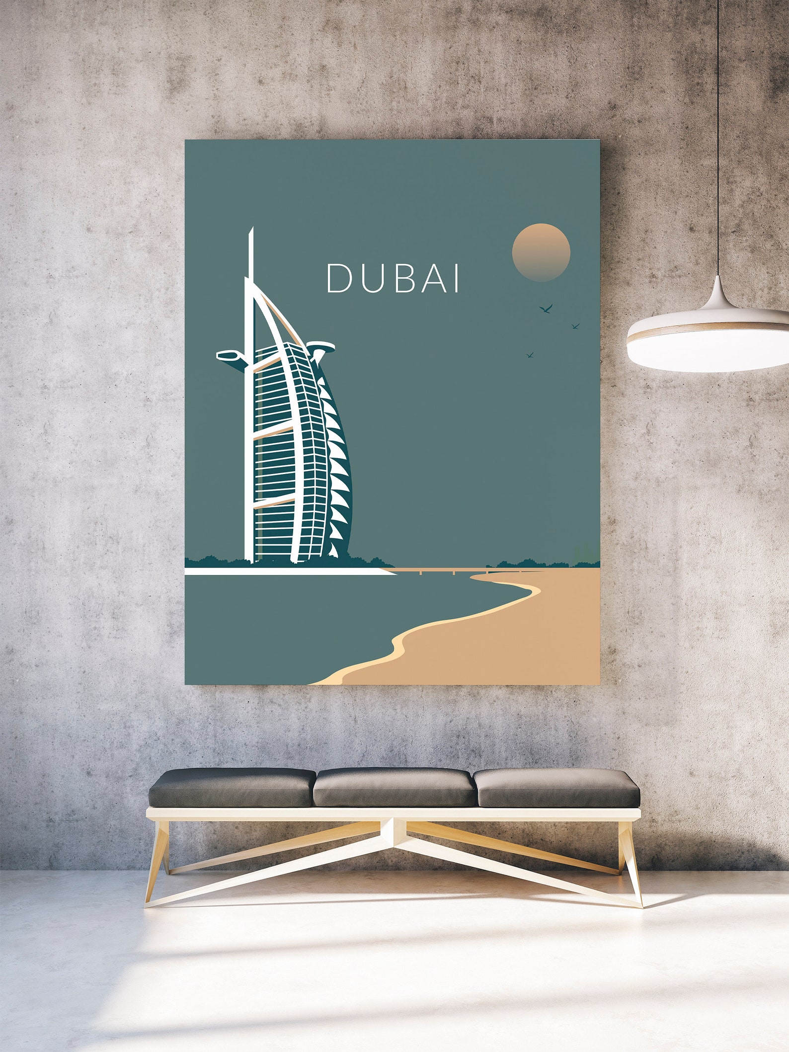 Poster Dubai Dubai print Etsy